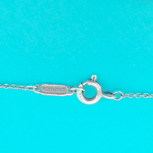 Authentic Tiffany & Co. Somerset Twisted Rope Knot 925 Sterling Silver Necklace - Picture 4 of 6